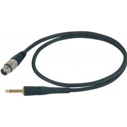 PROEL STAGE STAGE630BL STAGE Series kabel głośnikowy wtyk XLRf 3-pin - wtyk Jack 6.3 mono